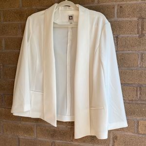 White Anne Klein Blazer - XL